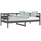 Slaapbank Massief Grenenhout Grijs 90X190 Cm