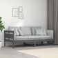 Slaapbank Massief Grenenhout Grijs 90X190 Cm