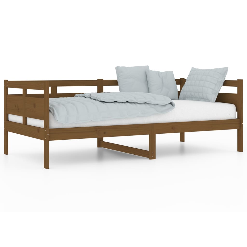 Slaapbank Grenenhout Honingbruin 90X190 Cm