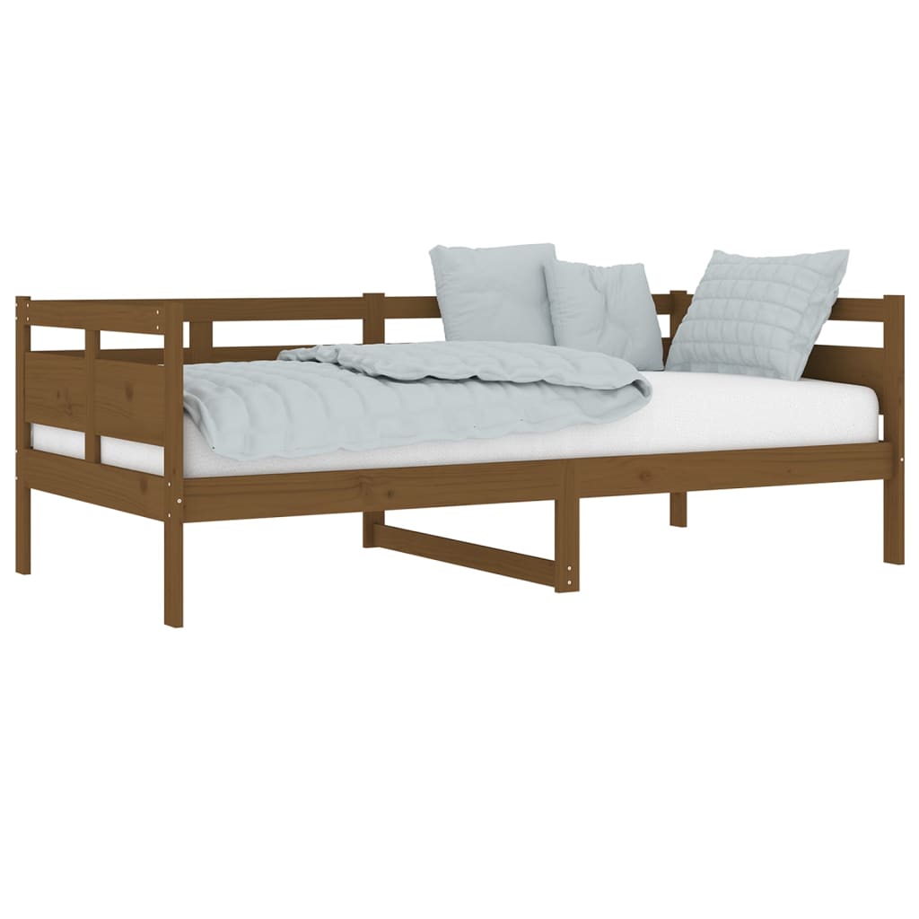 Slaapbank Grenenhout Honingbruin 90X190 Cm