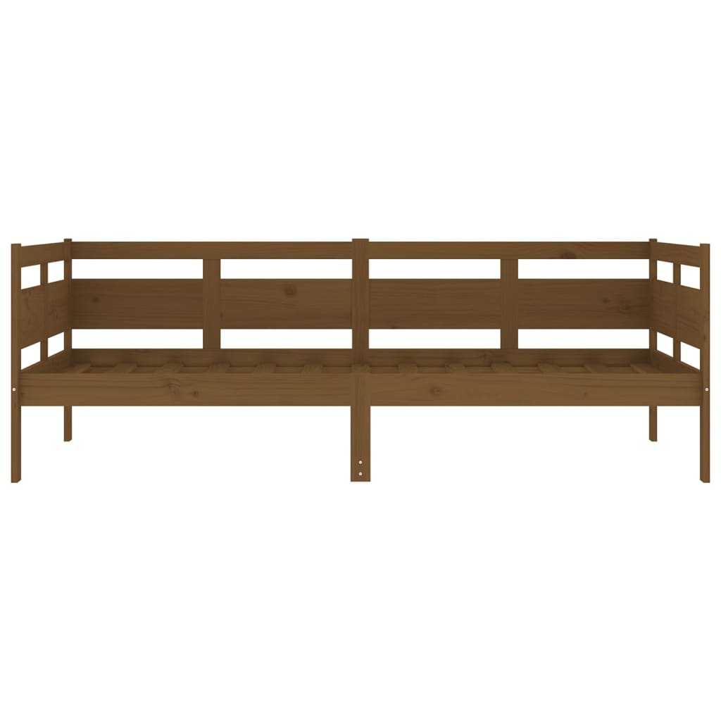 Slaapbank Grenenhout Honingbruin 90X190 Cm