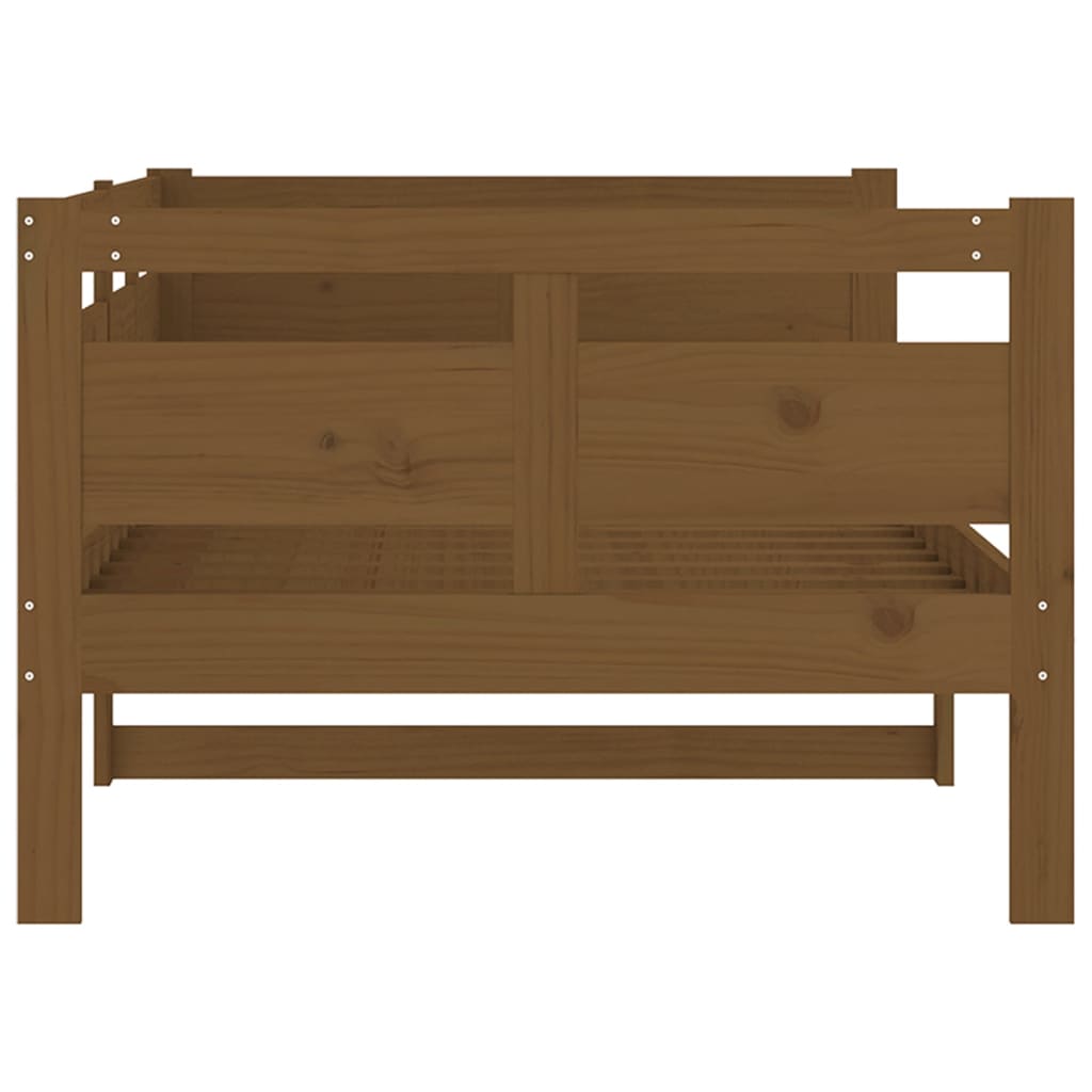 Slaapbank Grenenhout Honingbruin 90X190 Cm