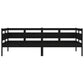 Slaapbank Massief Grenenhout Zwart 90X190 Cm