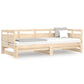 Slaapbank Uitschuifbaar Massief Grenenhout 2X(90X200) Cm