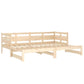 Slaapbank Uitschuifbaar Massief Grenenhout 2X(90X200) Cm