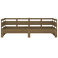 Slaapbank Uitschuifbaar Grenenhout Honingbruin 2X(90X200) Cm