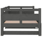 Slaapbank Uitschuifbaar Massief Grenenhout Grijs 2X(80X200) Cm