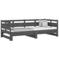 Slaapbank Uitschuifbaar Massief Grenenhout Grijs 2X(90X190) Cm