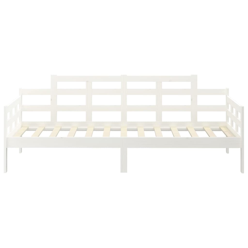 Slaapbank Massief Grenenhout Wit 80X200 Cm