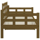 Slaapbank Grenenhout Honingbruin 80X200 Cm