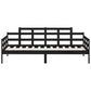 Slaapbank Massief Grenenhout Zwart 90X190 Cm