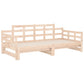 Slaapbank Uitschuifbaar Massief Grenenhout 2X(90X200) Cm