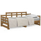 Slaapbank Uitschuifbaar Grenenhout Honingbruin 2X(90X190) Cm
