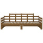 Slaapbank Uitschuifbaar Grenenhout Honingbruin 2X(90X190) Cm