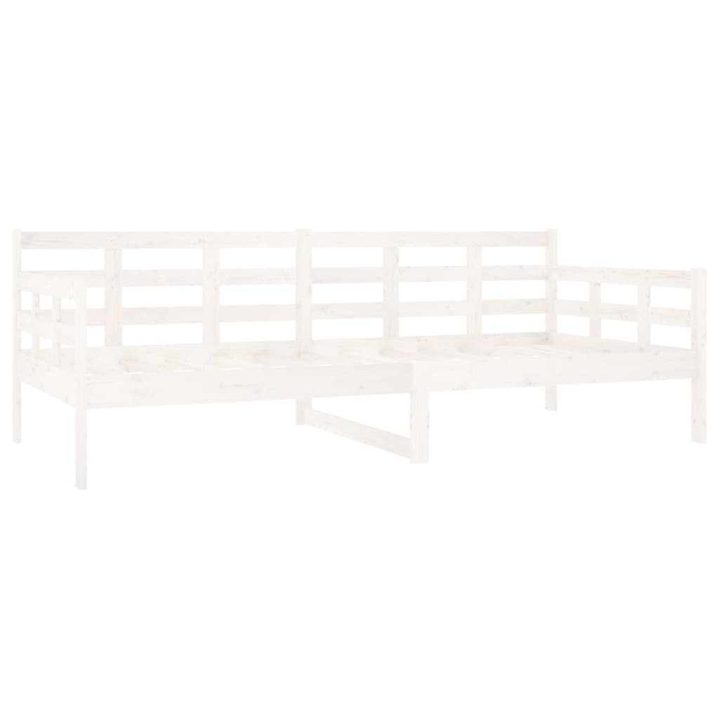 Slaapbank Massief Grenenhout Wit 90X200 Cm