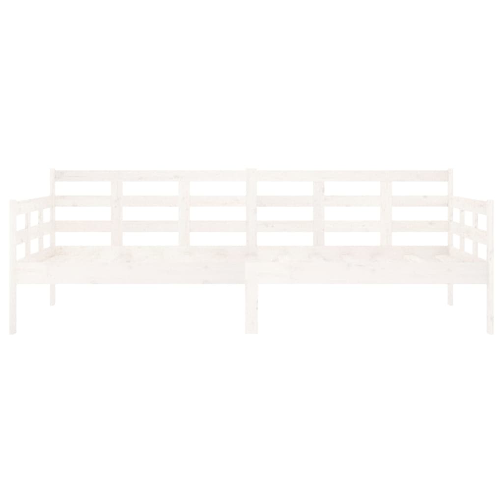 Slaapbank Massief Grenenhout Wit 90X200 Cm