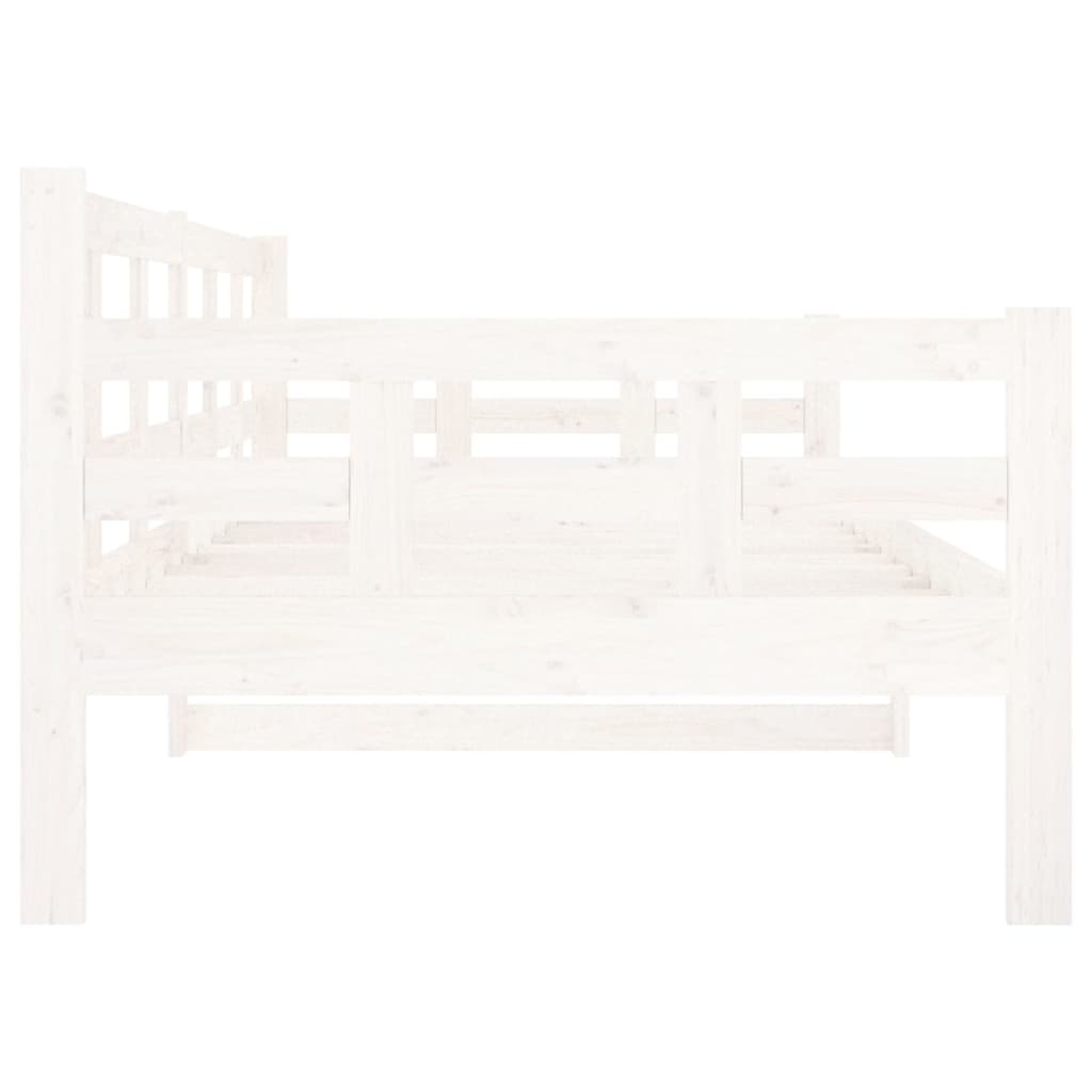 Slaapbank Massief Grenenhout Wit 90X200 Cm