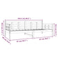 Slaapbank Massief Grenenhout Grijs 90X200 Cm