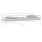 Slaapbank Massief Grenenhout Wit 80X200 Cm