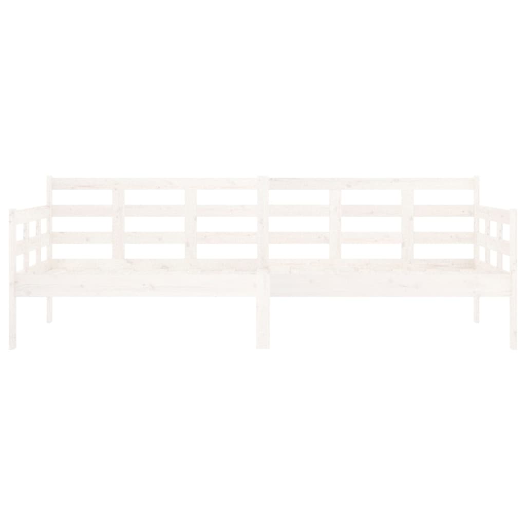 Slaapbank Massief Grenenhout Wit 80X200 Cm