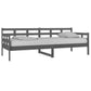 Slaapbank Massief Grenenhout Grijs 80X200 Cm