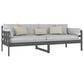 Slaapbank Massief Grenenhout Grijs 80X200 Cm