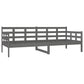 Slaapbank Massief Grenenhout Grijs 80X200 Cm