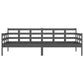 Slaapbank Massief Grenenhout Grijs 80X200 Cm