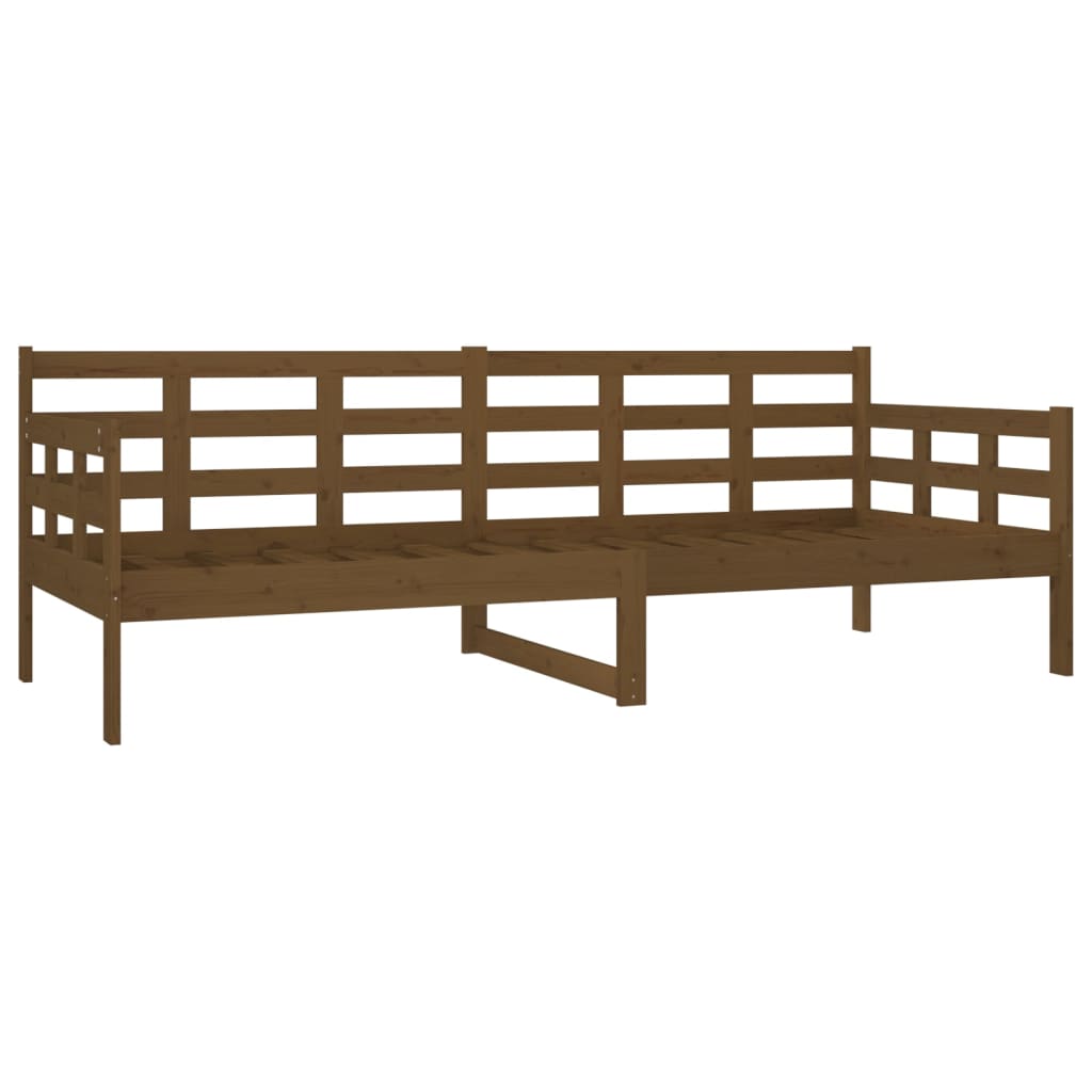 Slaapbank Massief Grenenhout Honingbruin 80X200 Cm