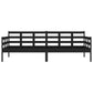 Slaapbank Massief Grenenhout Zwart 80X200 Cm