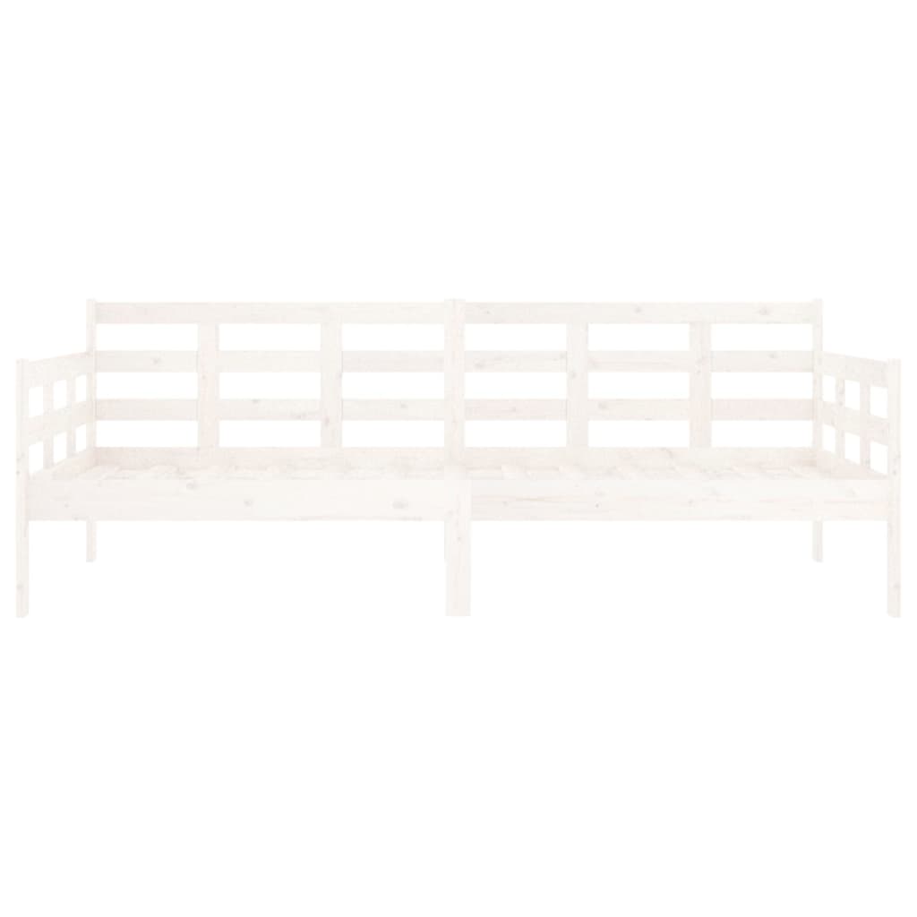 Slaapbank Massief Grenenhout Wit 90X190 Cm