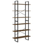 Hoge Kast 100X30X210 Cm Bewerkt Hout Bruineikenkleurig