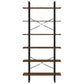 Hoge Kast 100X30X210 Cm Bewerkt Hout Bruineikenkleurig