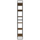 Hoge Kast 100X30X210 Cm Bewerkt Hout Bruineikenkleurig