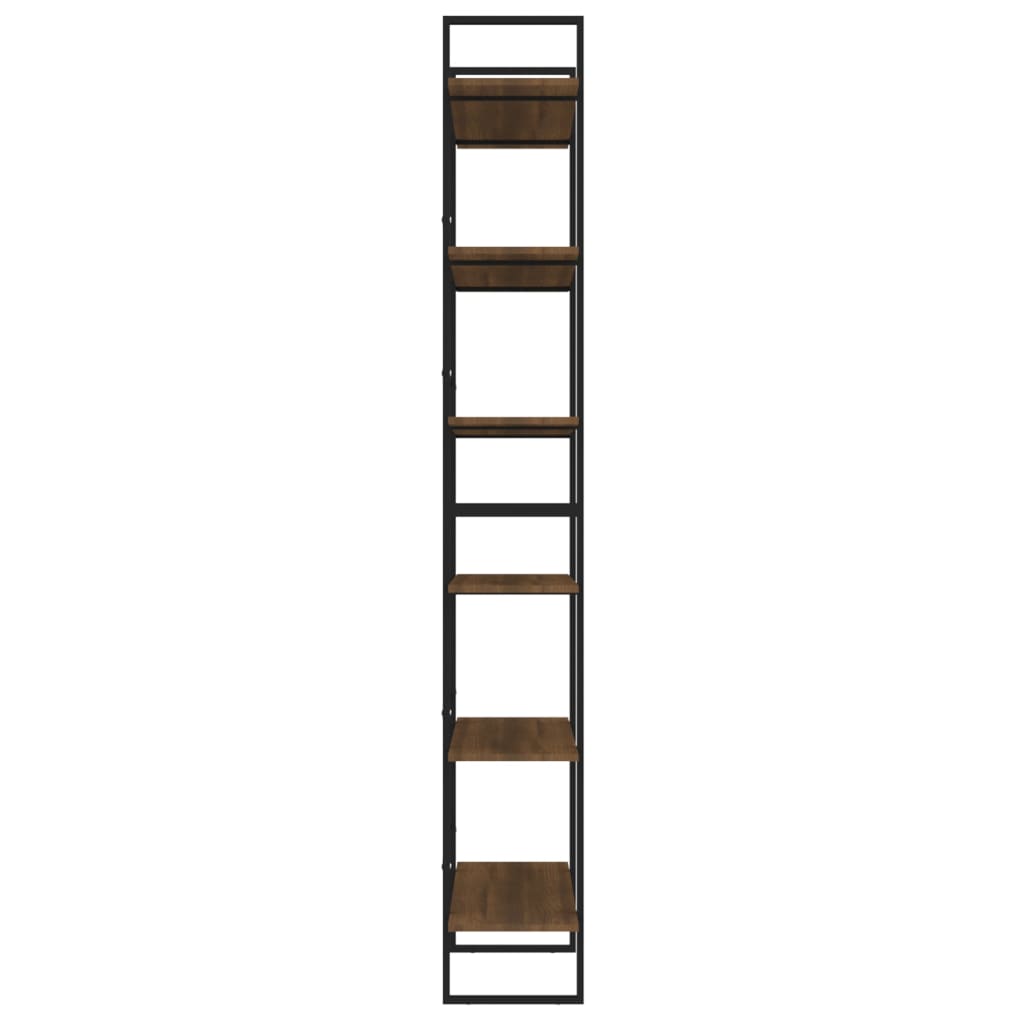Hoge Kast 100X30X210 Cm Bewerkt Hout Bruineikenkleurig