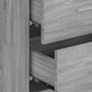 Hoofdbord Met Kastjes Bewerkt Hout Grijs Sonoma Eikenkleurig