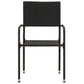3-Delige Tuinset Poly Rattan Zwart