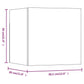 Tv-Wandmeubelen 8 St 30,5X30X30 Cm Gerookt Eikenkleurig