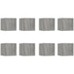 Tv-Wandmeubelen 8 St 30,5X30X30 Cm Grijs Sonoma Eikenkleurig