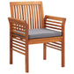 Tuinstoelen 8 St Met Kussens Massief Acaciahout