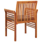 Tuinstoelen 8 St Met Kussens Massief Acaciahout