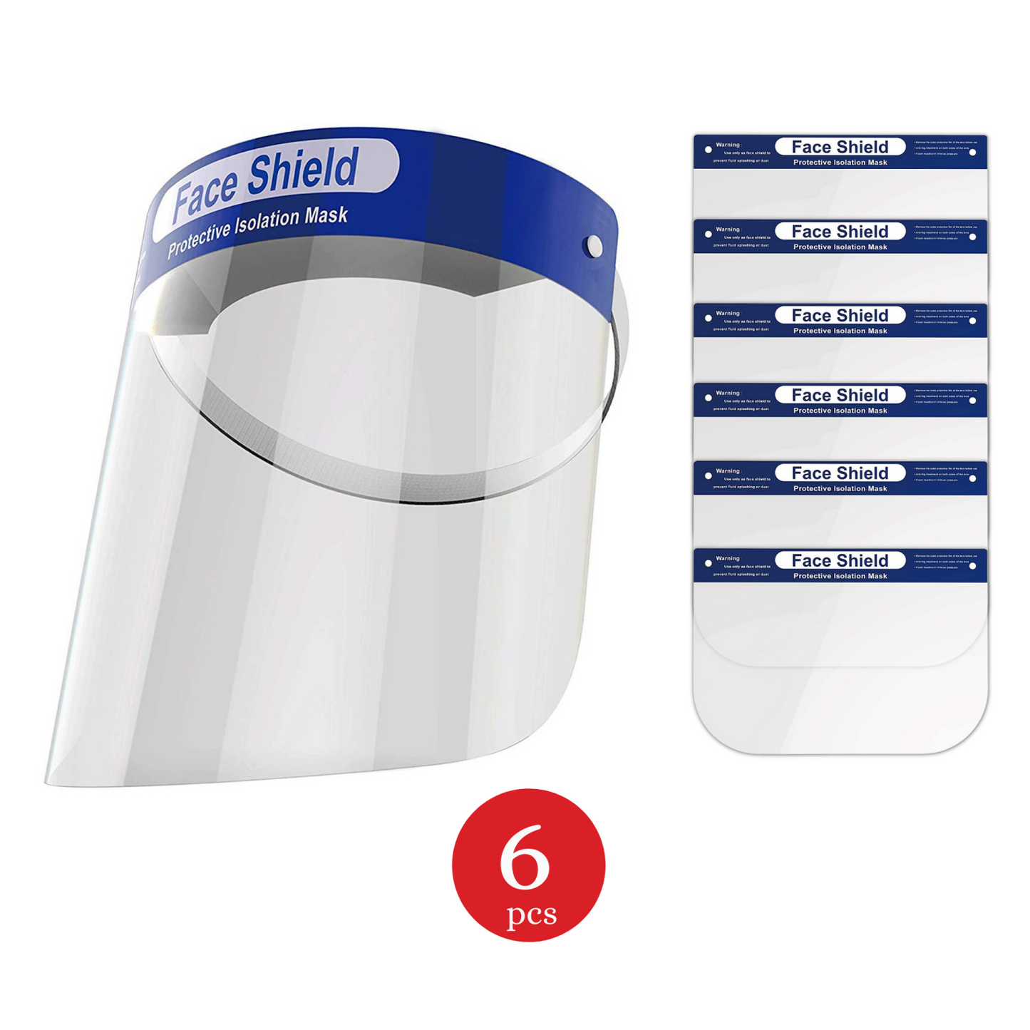 Non-Surgical Face Shield Face Shield Set Van 6 Beschermende Gezichtsschermen