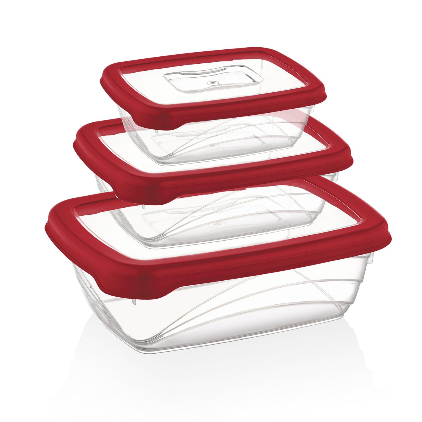 Herzberg Cooking Herzberg 3 Stuks Bio Saver Box Rood