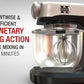 Herzberg Cooking Herzberg Hg-5029: 3 In 1 800 W Standmixer Met Planetaire Slagkracht Zwart