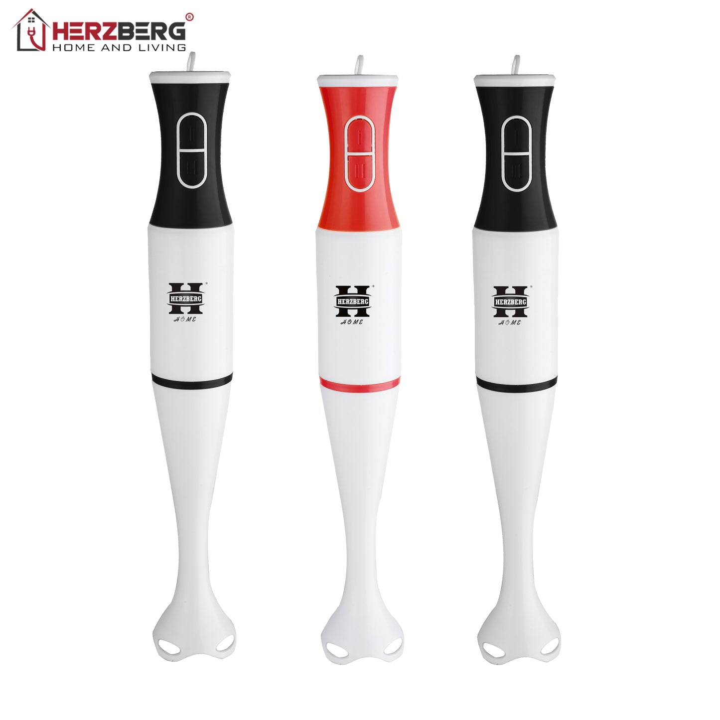 Herzberg Cooking Herzberg Hg-5058: Staafmixer Rood