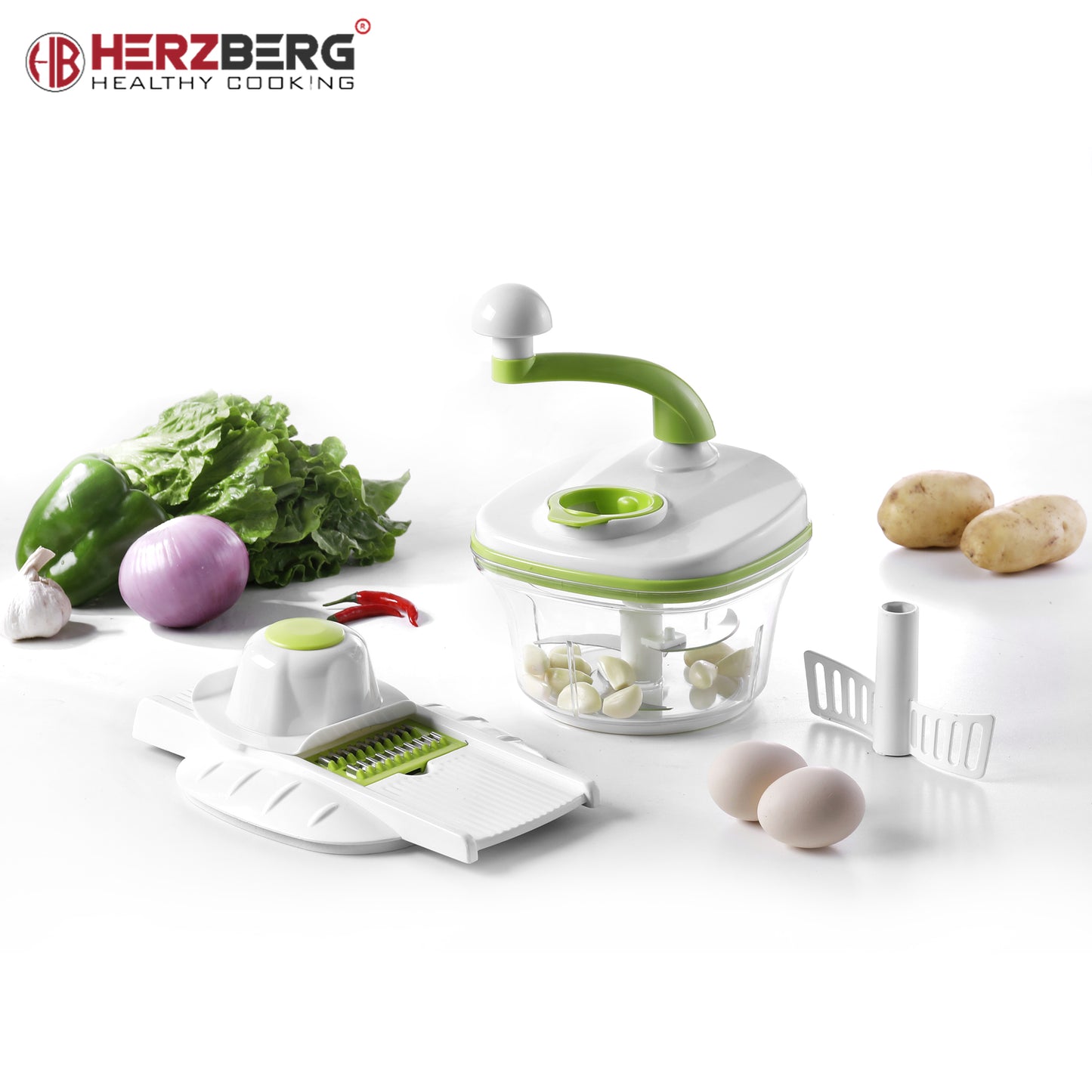 Herzberg Cooking Herzberg Hg-8031: 10-In-1 Hak- En Snijset