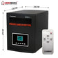 Herzberg Home & Living Herzberg Hg-8073: Cabinet Quarts Infrared Heater