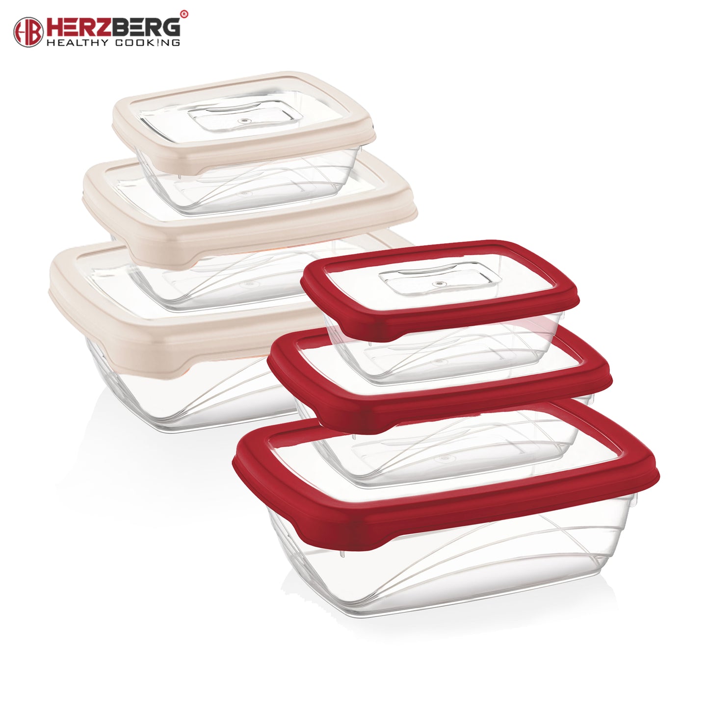 Herzberg Cooking Herzberg 3 Stuks Bio Saver Box Ivoor