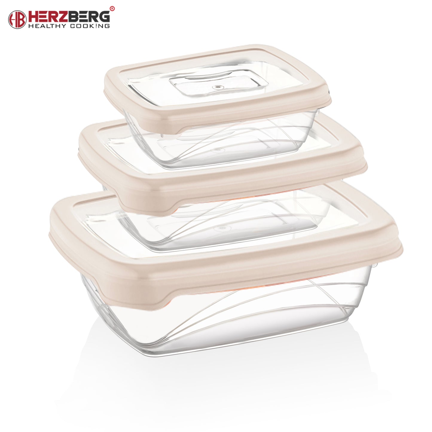 Herzberg Cooking Herzberg 3 Stuks Bio Saver Box Ivoor