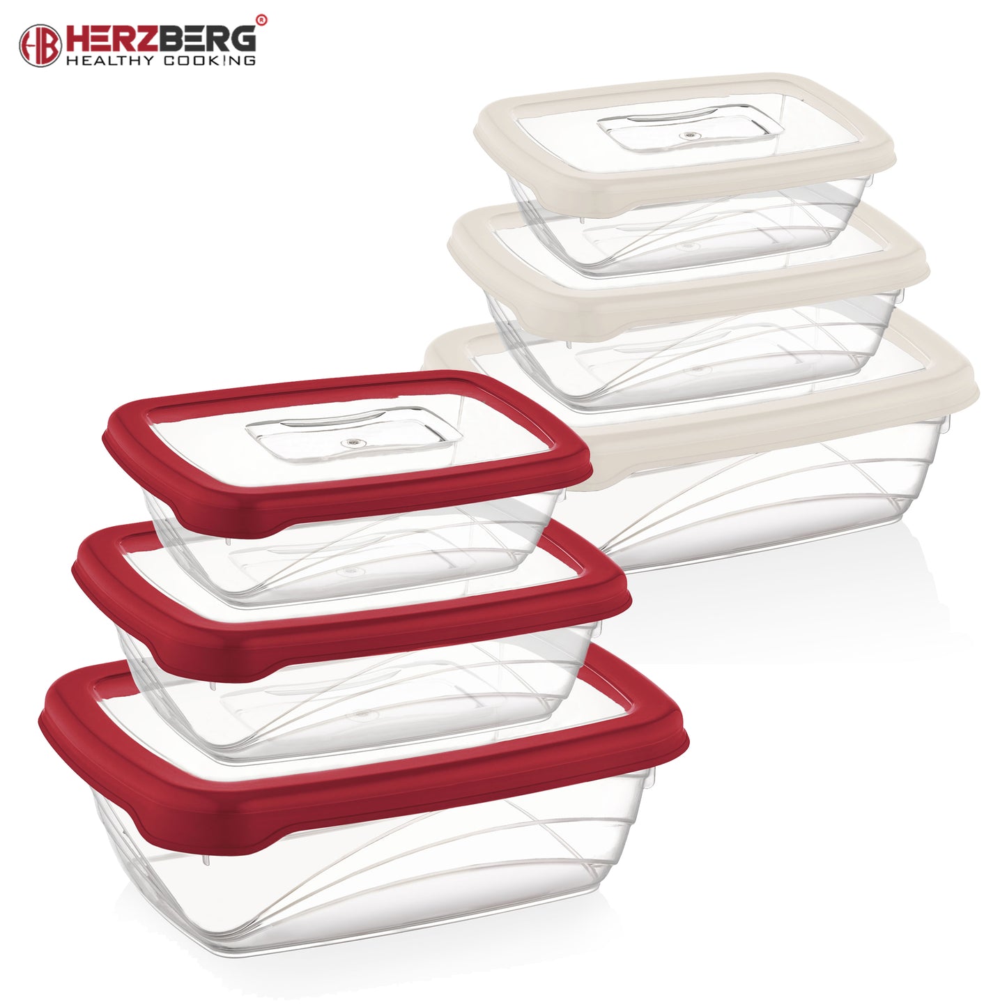 Herzberg Cooking Herzberg 3-Delige Bio Saver Box-Set Ivoor